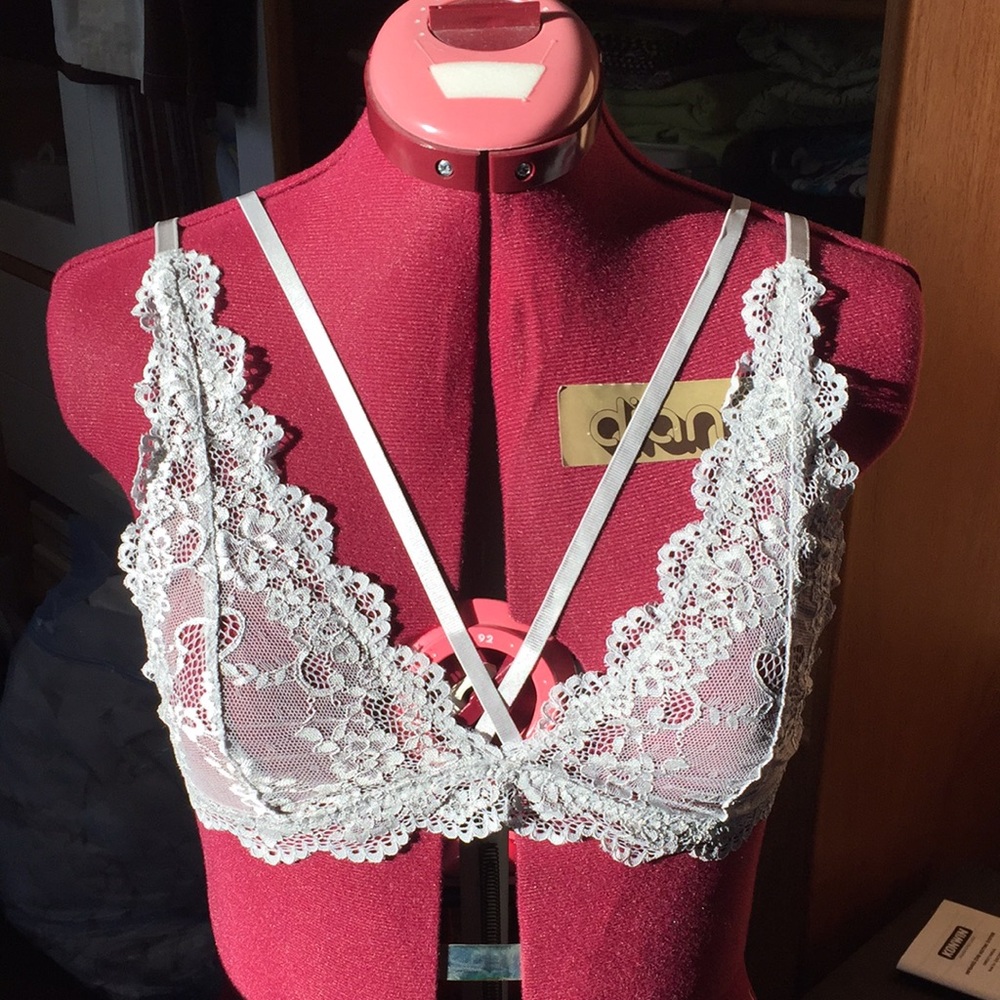Sheer Grey Missguided Bralette